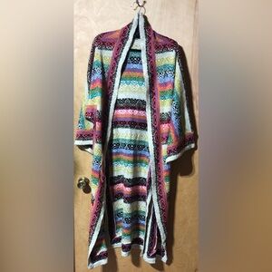 Ashro Multicolor Striped Sweater Small Medium Large
